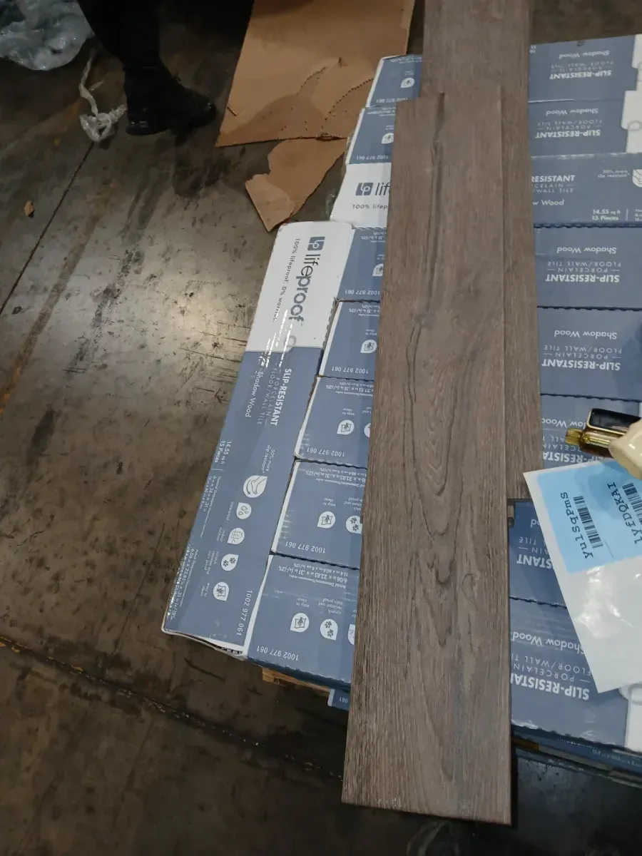 *** Pallet of 24 case (349.2  sq. ft. /case)***  Shadow Wood 6 in. x 24 in. Porcelain Floor and Wall Tile (14.55 sq. ft. /case) - image 2