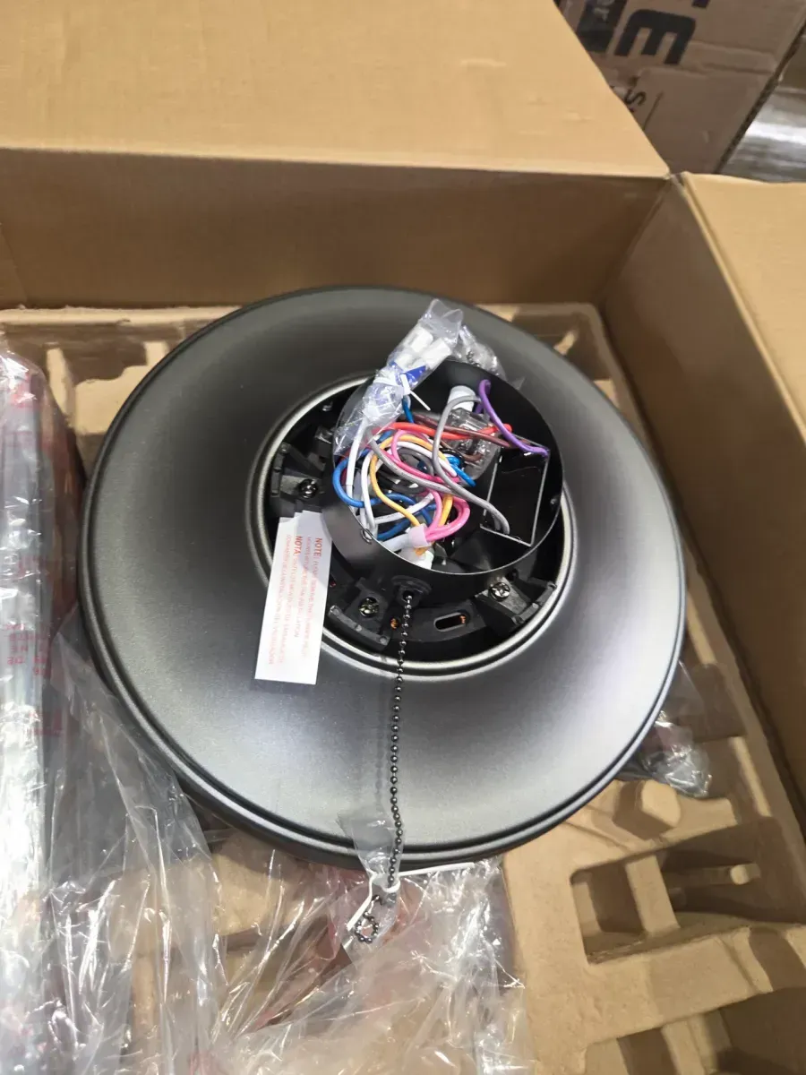 Gazebo III 52 in. Indoor/Outdoor Wet Rated Natural Iron Ceiling Fan with LED Bulbs Included - image 4