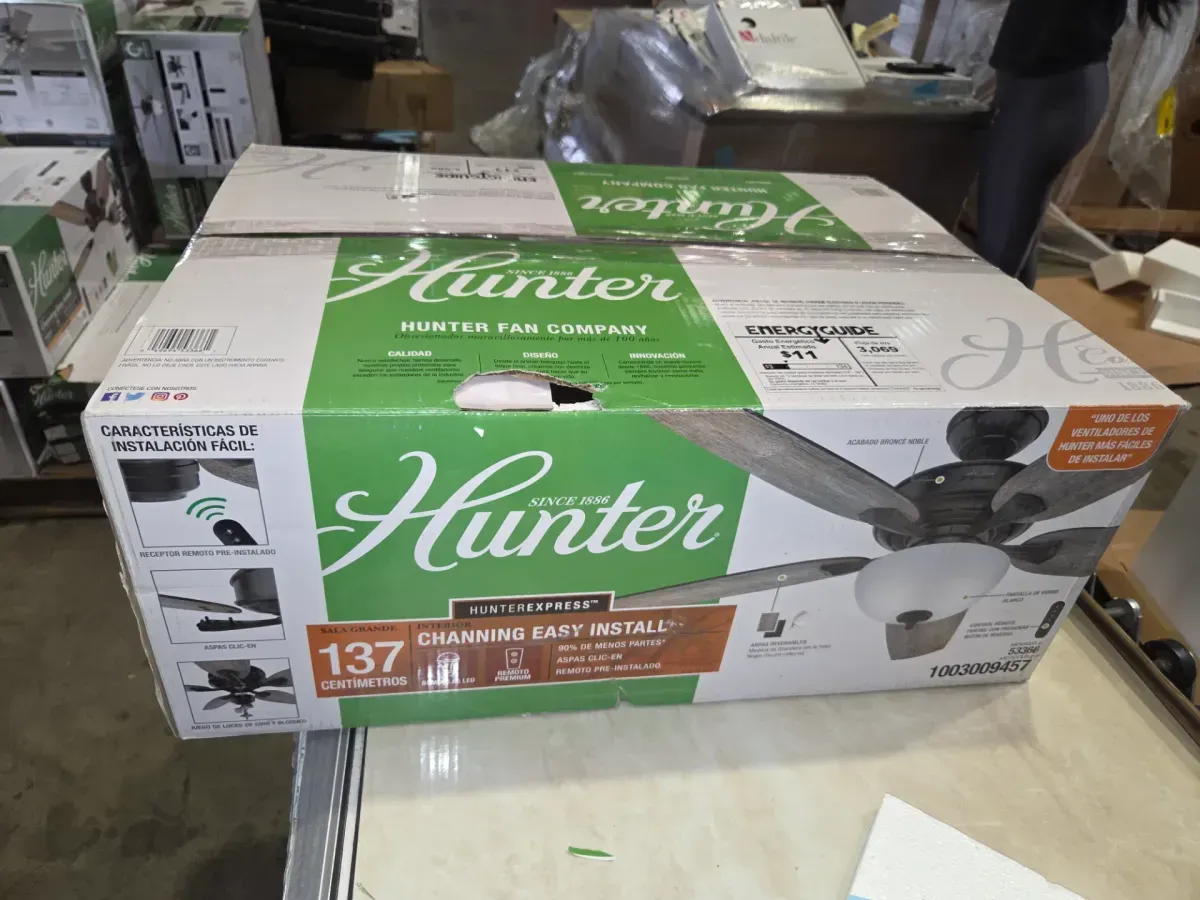 Donegan 52 in. LED Indoor Fresh White Ceiling Fan with 3-Light - image 9