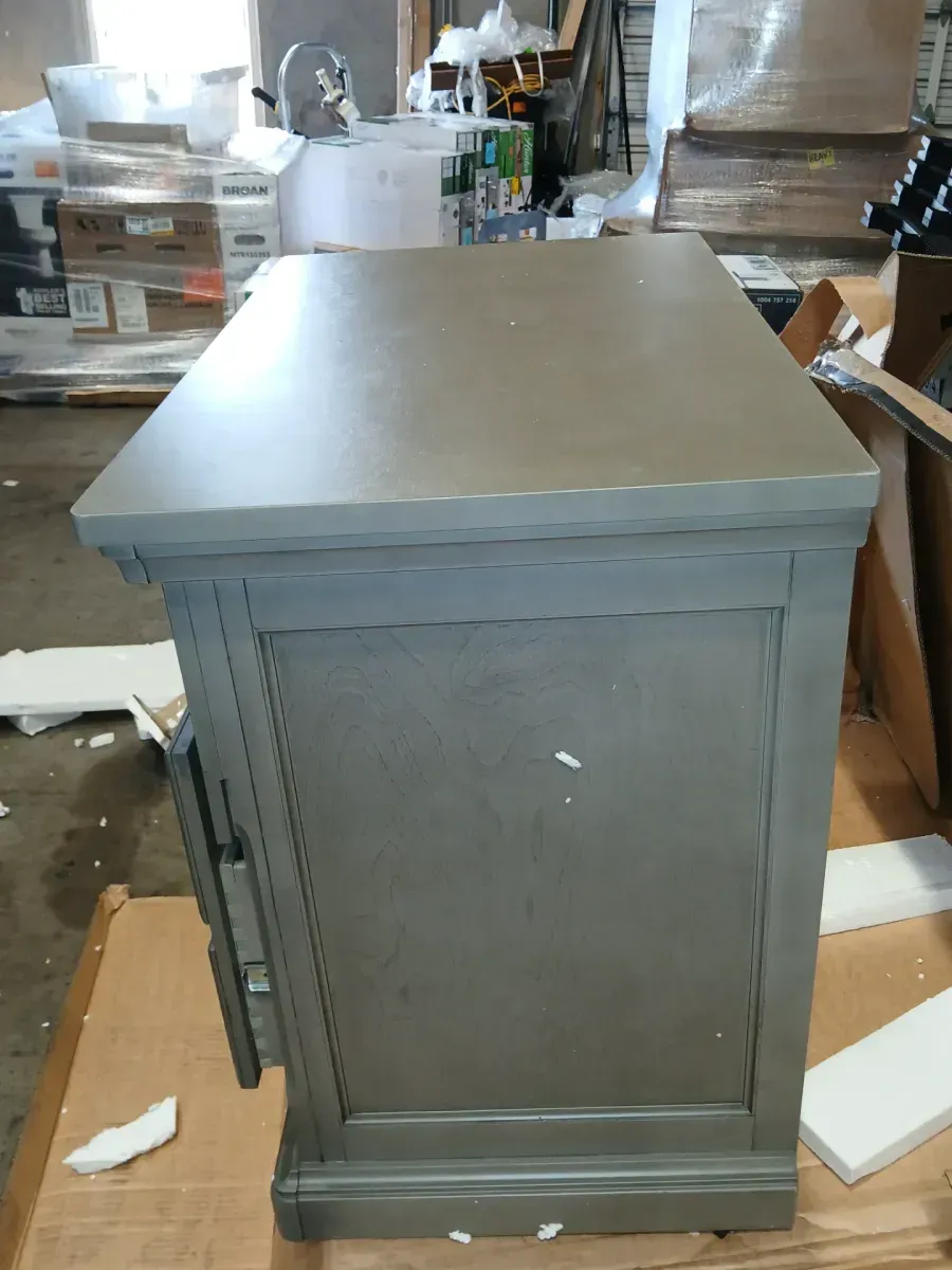 Lettner Gray 2-Drawers 28.75 in. W Nightstand - image 4