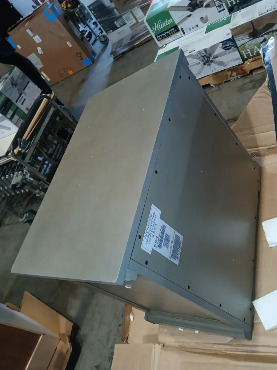 Lettner Gray 2-Drawers 28.75 in. W Nightstand - image 5