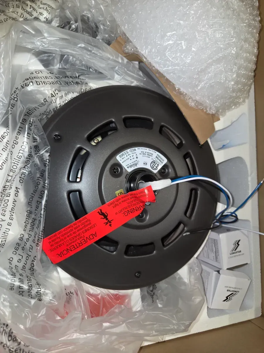 Donegan 52 in. LED Indoor Fresh White Ceiling Fan with 3-Light - image 8