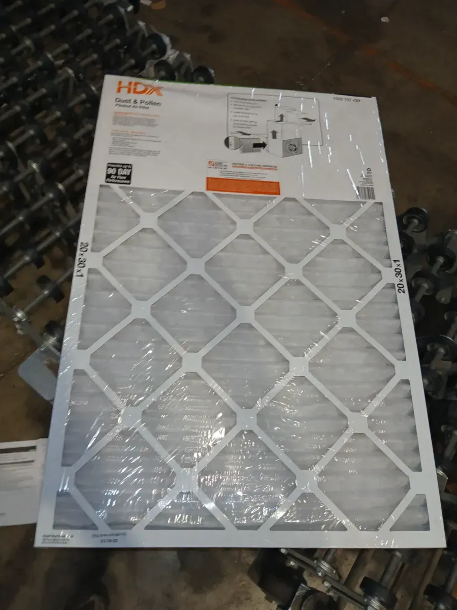 20 in. x 30 in. x 1 in. Standard Pleated Furnace Air Filter FPR 5, MERV 8 (3-Pack) - image 2