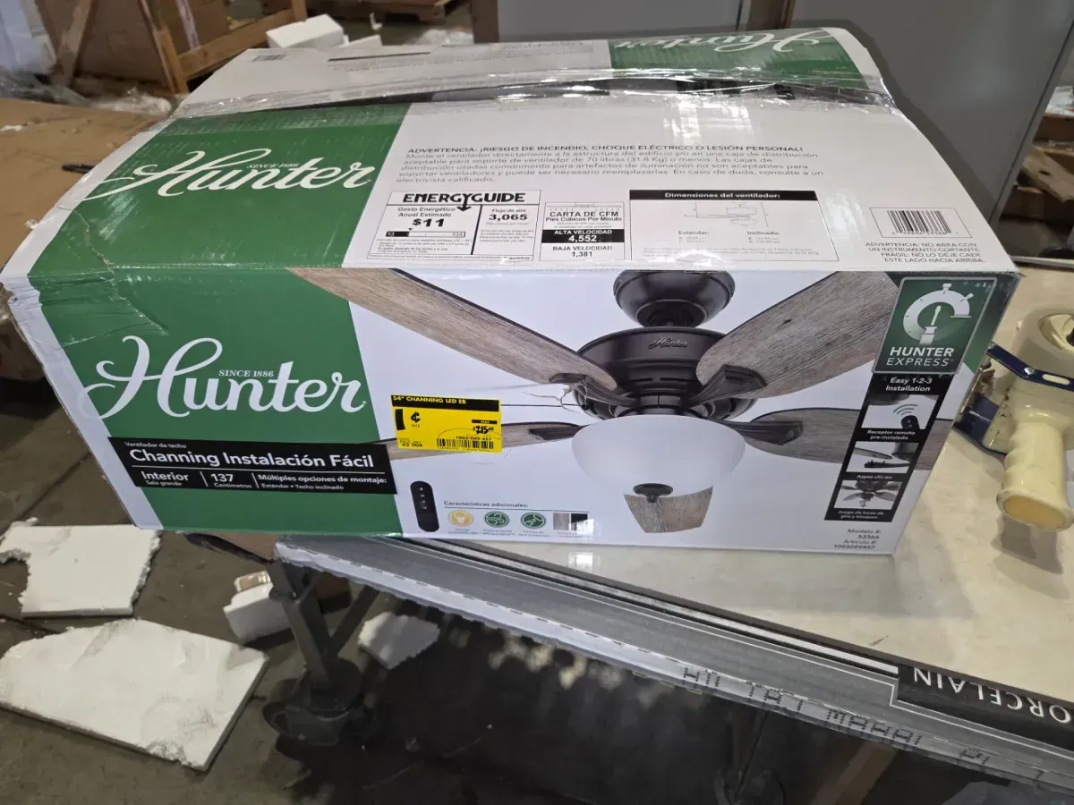 Donegan 52 in. LED Indoor Fresh White Ceiling Fan with 3-Light - image 9