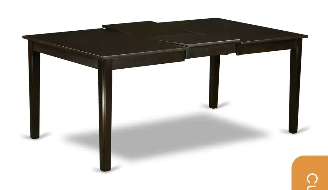 *** He has a small fracture*** Henley Rectangular Dining Room Table 42"x72" With 18" Butterfly Leaf - image 1