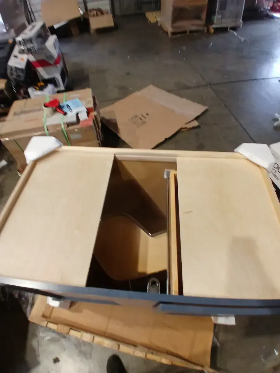 Lancaster Blue Plywood Shaker Stock Assembled Blind Corner Kitchen Cabinet (42 in. W x 34.5 in. H x 24 in. D) - image 6