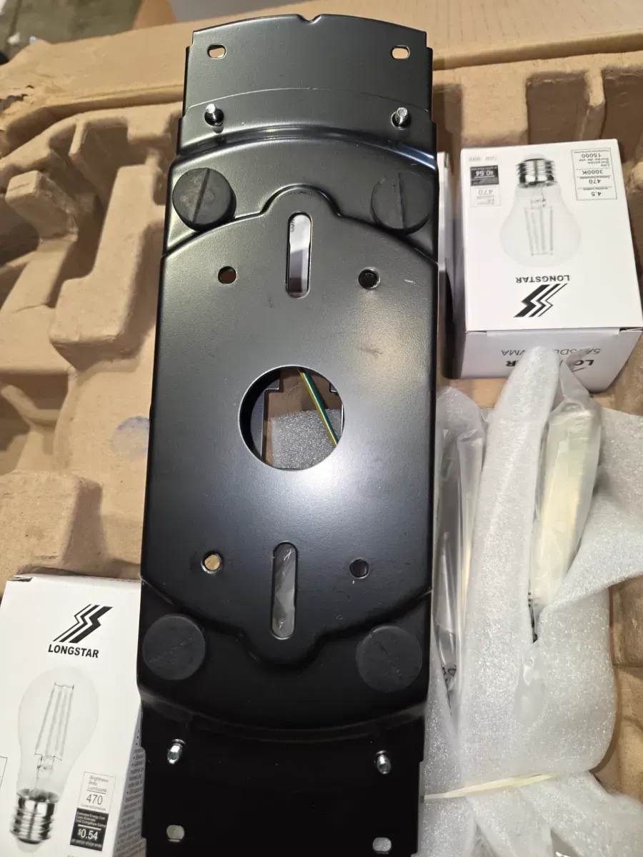 Alvarado 52 in. Indoor Brushed Nickel Ceiling Fan with Light Kit - image 3