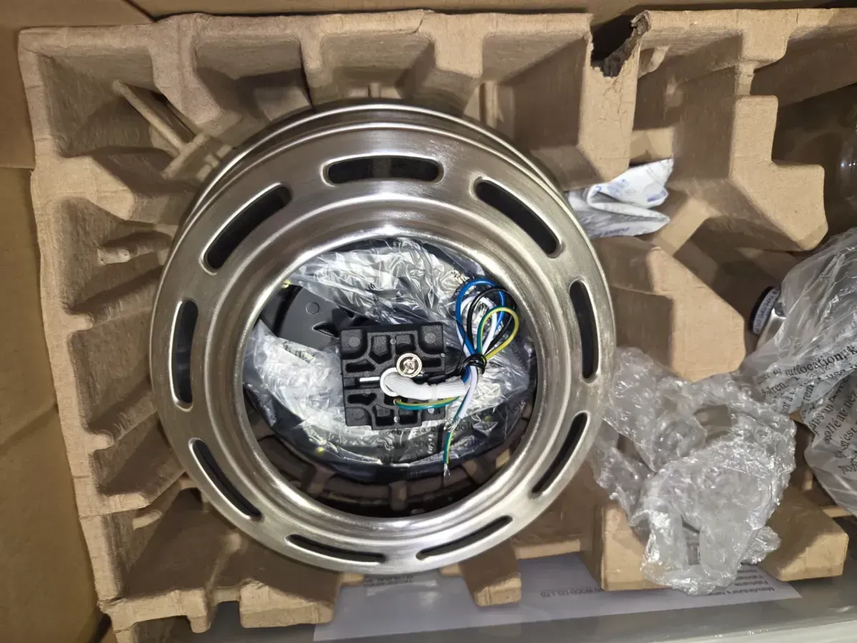 Alvarado 52 in. Indoor Brushed Nickel Ceiling Fan with Light Kit - image 9