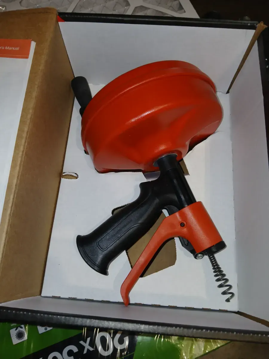 Power Spin+ 1/4 in. x 25 ft. Hybrid Drain Cleaning Snake Auger (Manual or Cordless Drill Operated, Tool Only) - image 3