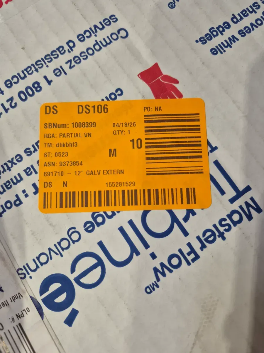 12 in. Galvanized Externally Braced Replacement Turbine Head - image 2