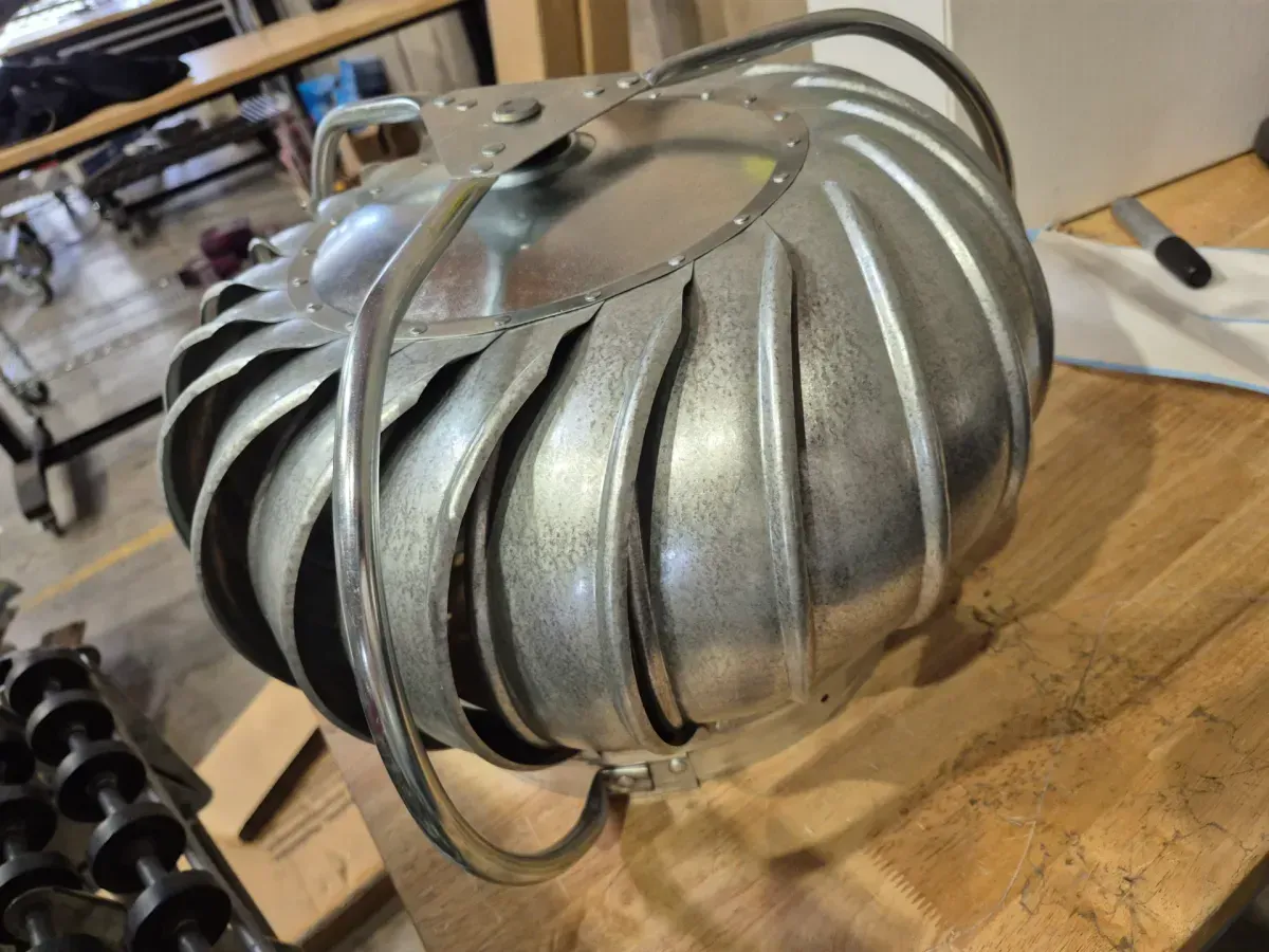 12 in. Galvanized Externally Braced Replacement Turbine Head - image 4