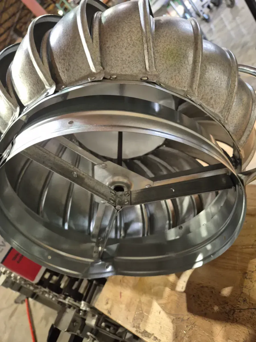 12 in. Galvanized Externally Braced Replacement Turbine Head - image 5