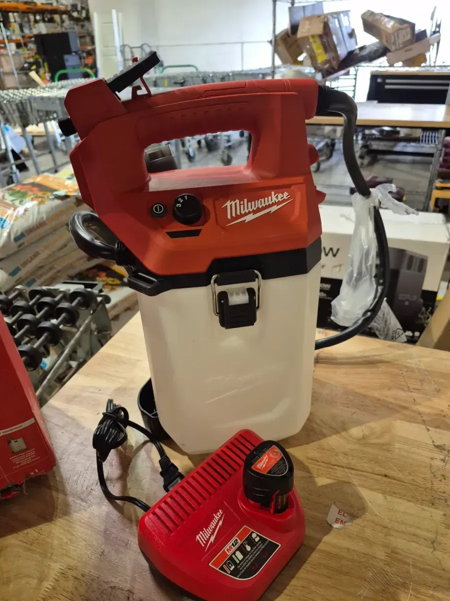 *** It's missing the tube.*** M12 12-Volt 2 Gal. Lithium-Ion Cordless Handheld Sprayer Kit with 2.0 Ah Battery and Charger - image 3
