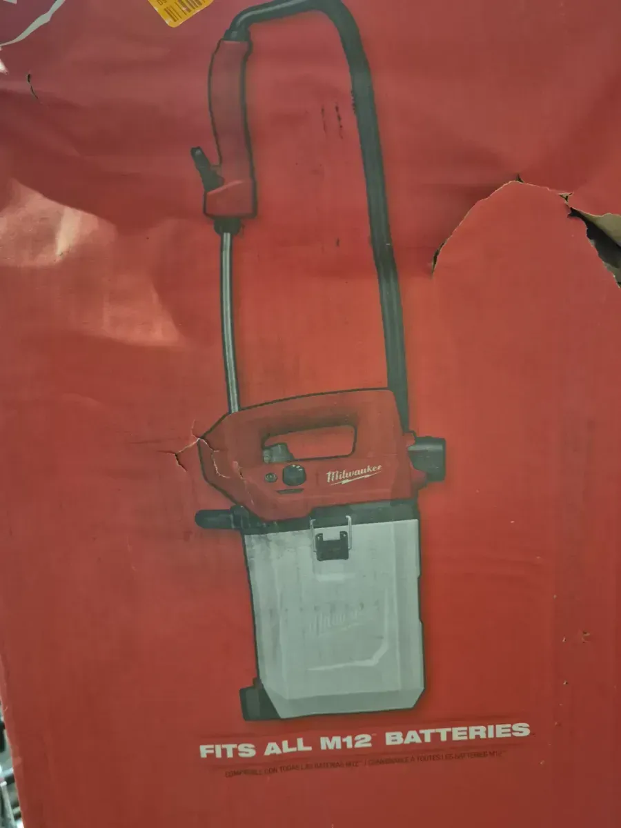 *** It's missing the tube.*** M12 12-Volt 2 Gal. Lithium-Ion Cordless Handheld Sprayer Kit with 2.0 Ah Battery and Charger - image 4