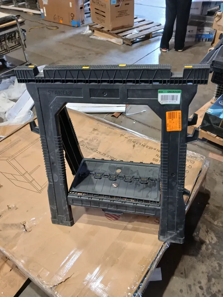 31 in. H Plastic Folding Sawhorse (2 Pack) - image 3