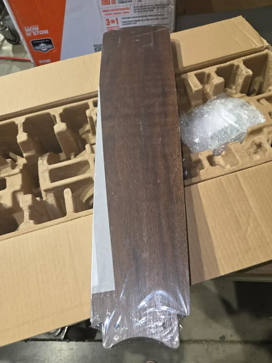 Britton 52 in. Integrated LED Indoor Matte Black Ceiling Fan with Light Kit and Remote Control - image 2