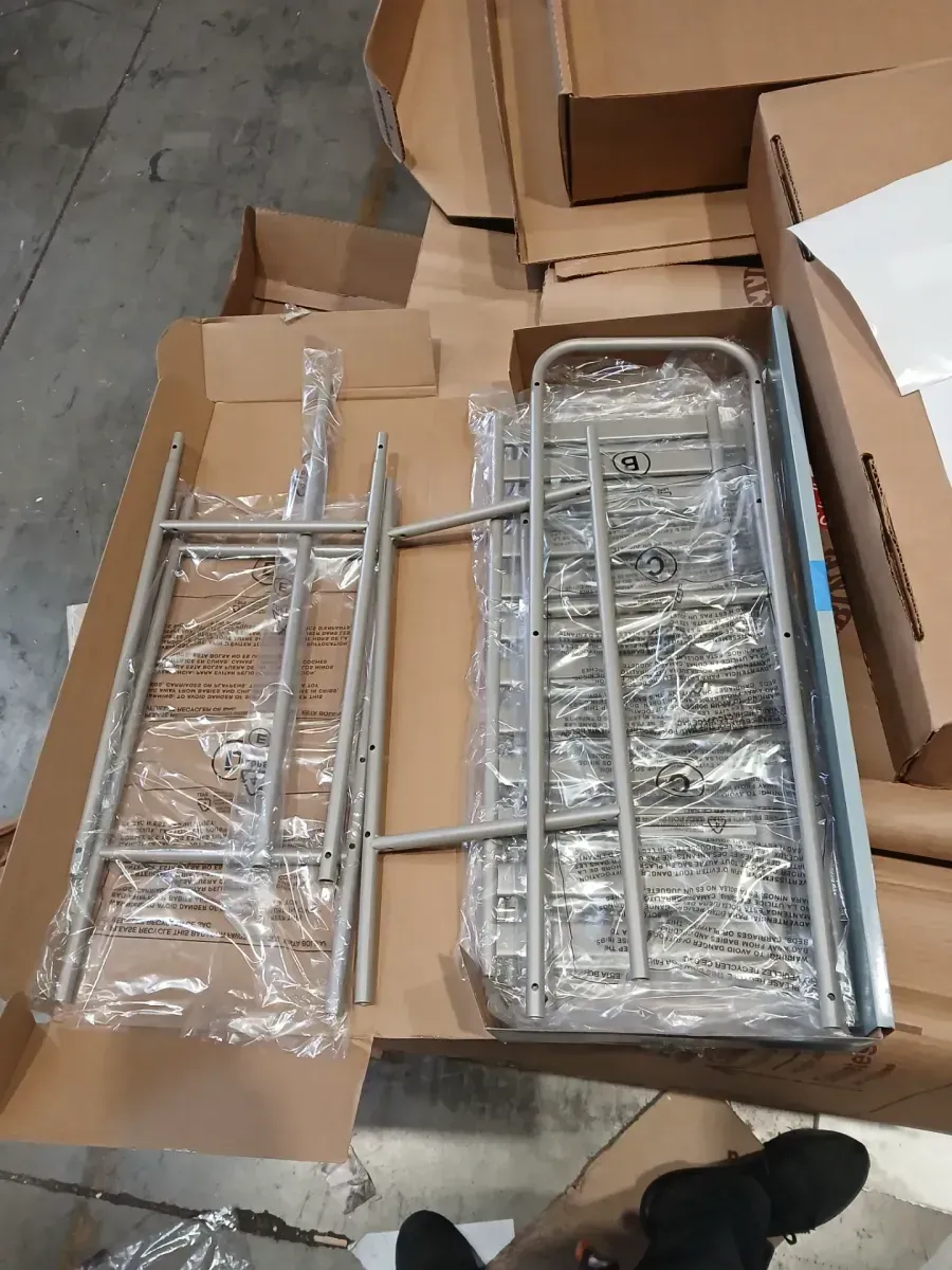 22.8 in. W Over-the-Toilet Bathroom Space Saver in Satin Nickel with Slatted Shelves - image 3