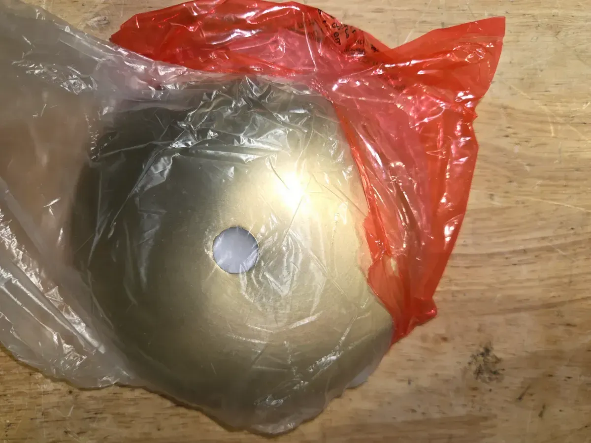 Leo Hanging Globe 14 in. 1-Light Satin Brass Pendant with Smooth White Glass Shade - image 3