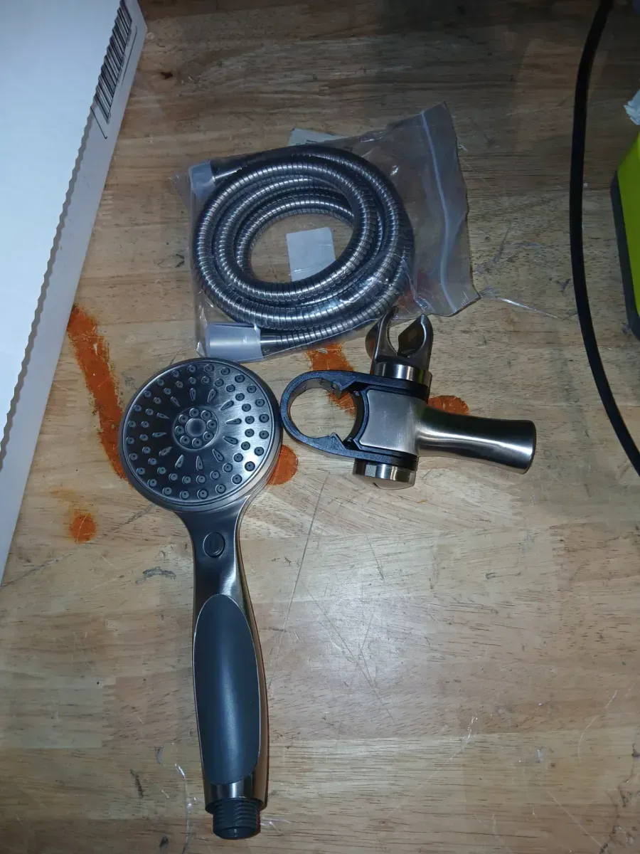 Traditional Decorative ADA 9-Spray Patterns 1.75 GPM 3.75 in. Wall Mount Handheld Shower Head in Stainless - image 4