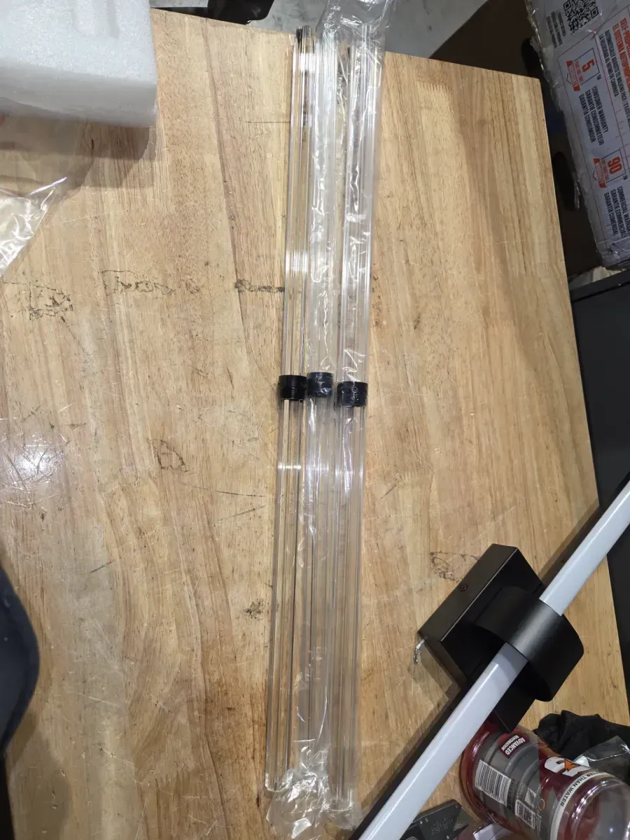 Dorado 27 in. 5CCT Black Integrated LED Vanity Wall Light - image 3