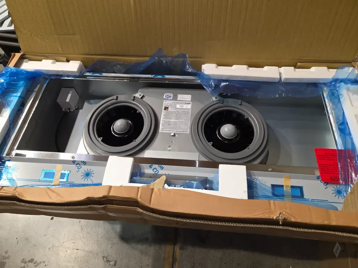 Monsoon Mini II 48 in. 600 CFM Convertible Insert Range Hood with LED Lights in Stainless Steel - image 3