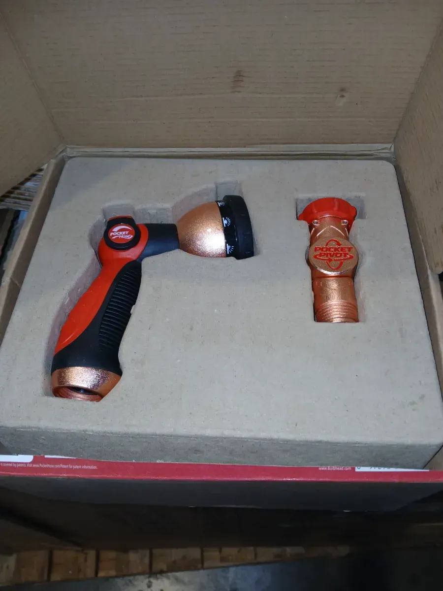 Copper Head 3/4 in x 100 ft. w/New Pocket Pivot Expandable Garden Hose, Swivels 360°, 3X Stronger, Lead-Free, No-Kink - image 2