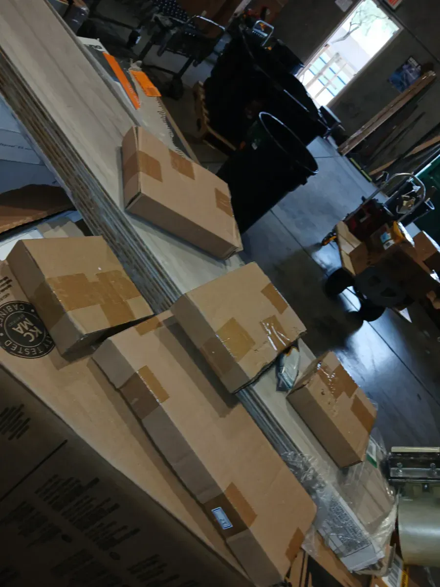 19.70 in. 6-Light Gold Flush Mount with Crystal Shade and No Bulbs Included - image 6