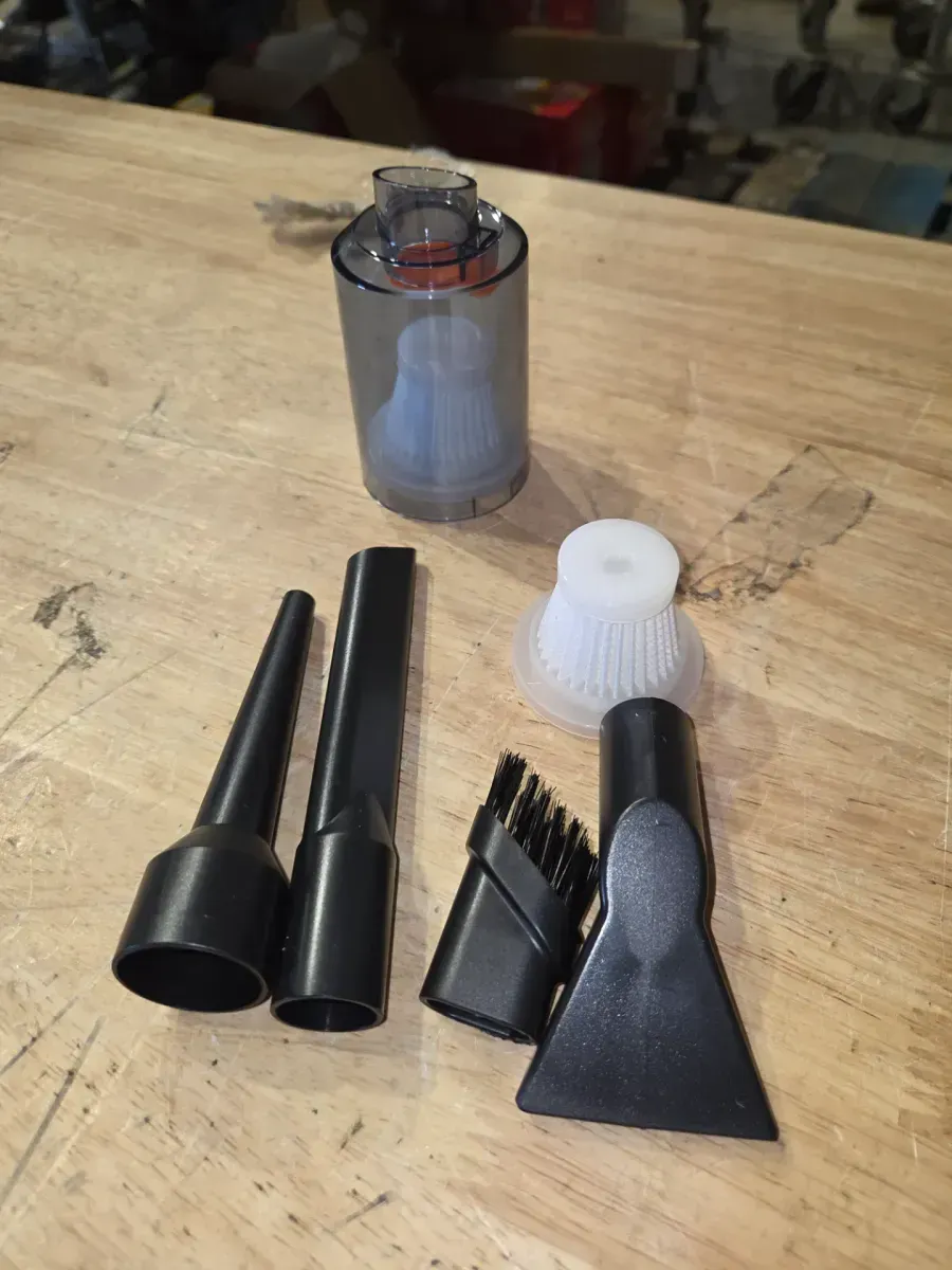 Pocket Vac Rechargeable Handheld Vacuum with Accessories - New - Cordless - Portable - As Seen on TV - image 3