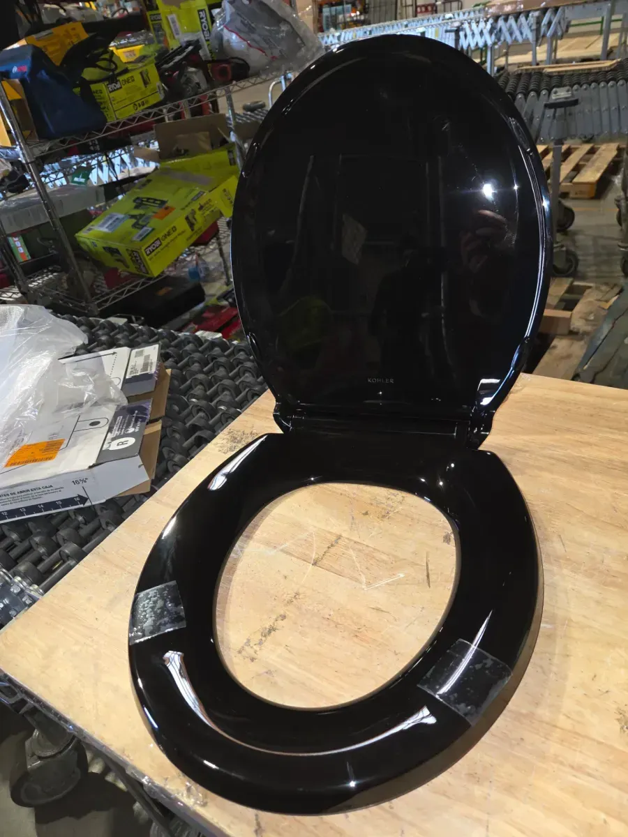 Cachet Round Nightlight Quiet Close Toilet Seat in Black Black - image 3