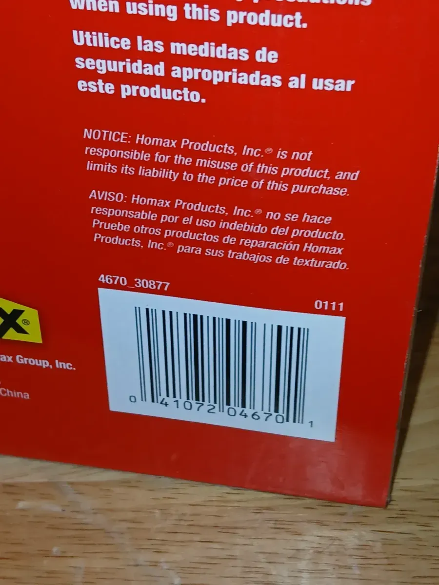 Homax Pro Gun and Hopper for Spray Texture Repair - image 6