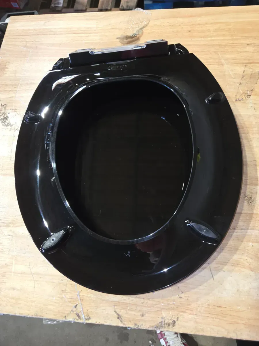 Cachet Round Nightlight Quiet Close Toilet Seat in Black Black - image 5