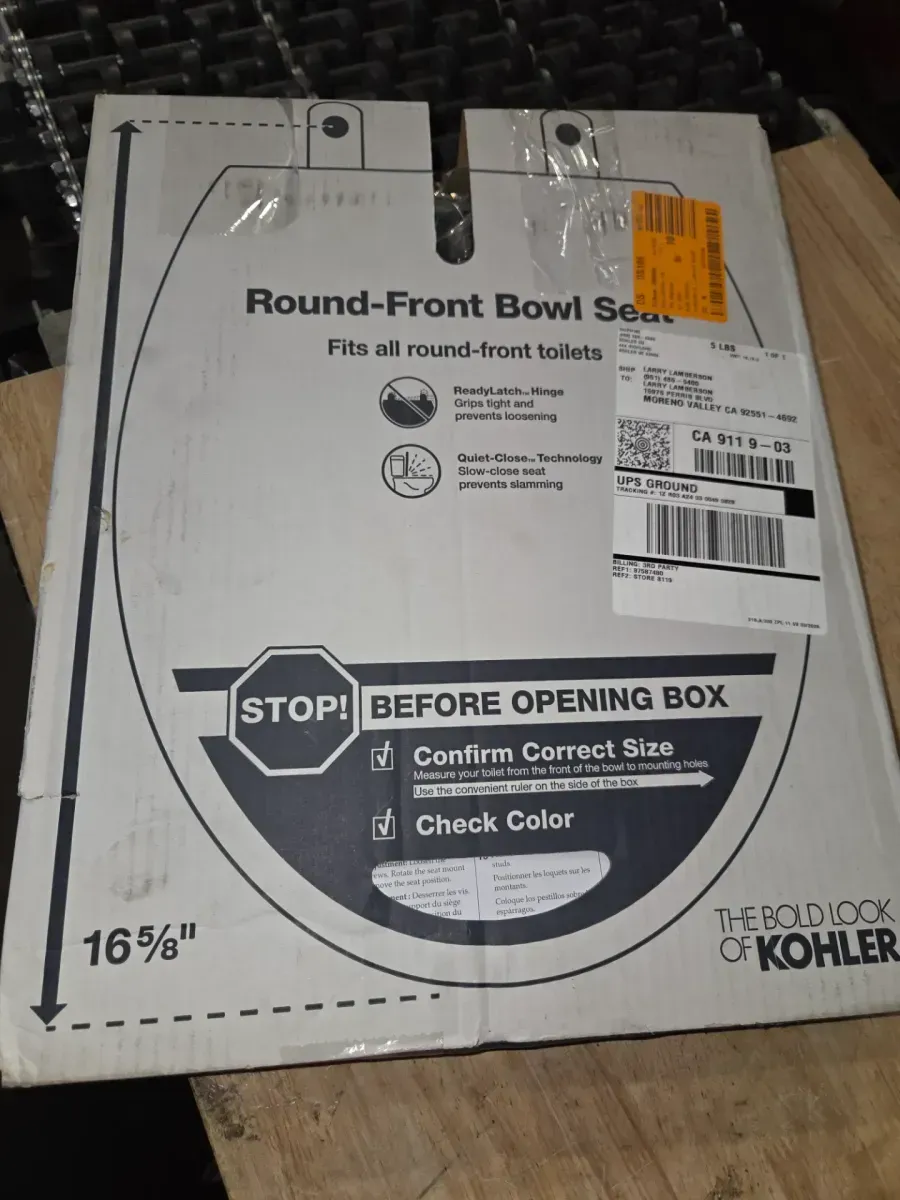 Cachet Round Nightlight Quiet Close Toilet Seat in Black Black - image 6