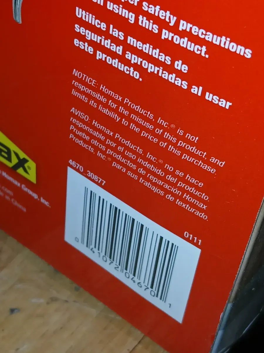 Homax Pro Gun and Hopper for Spray Texture Repair - image 6