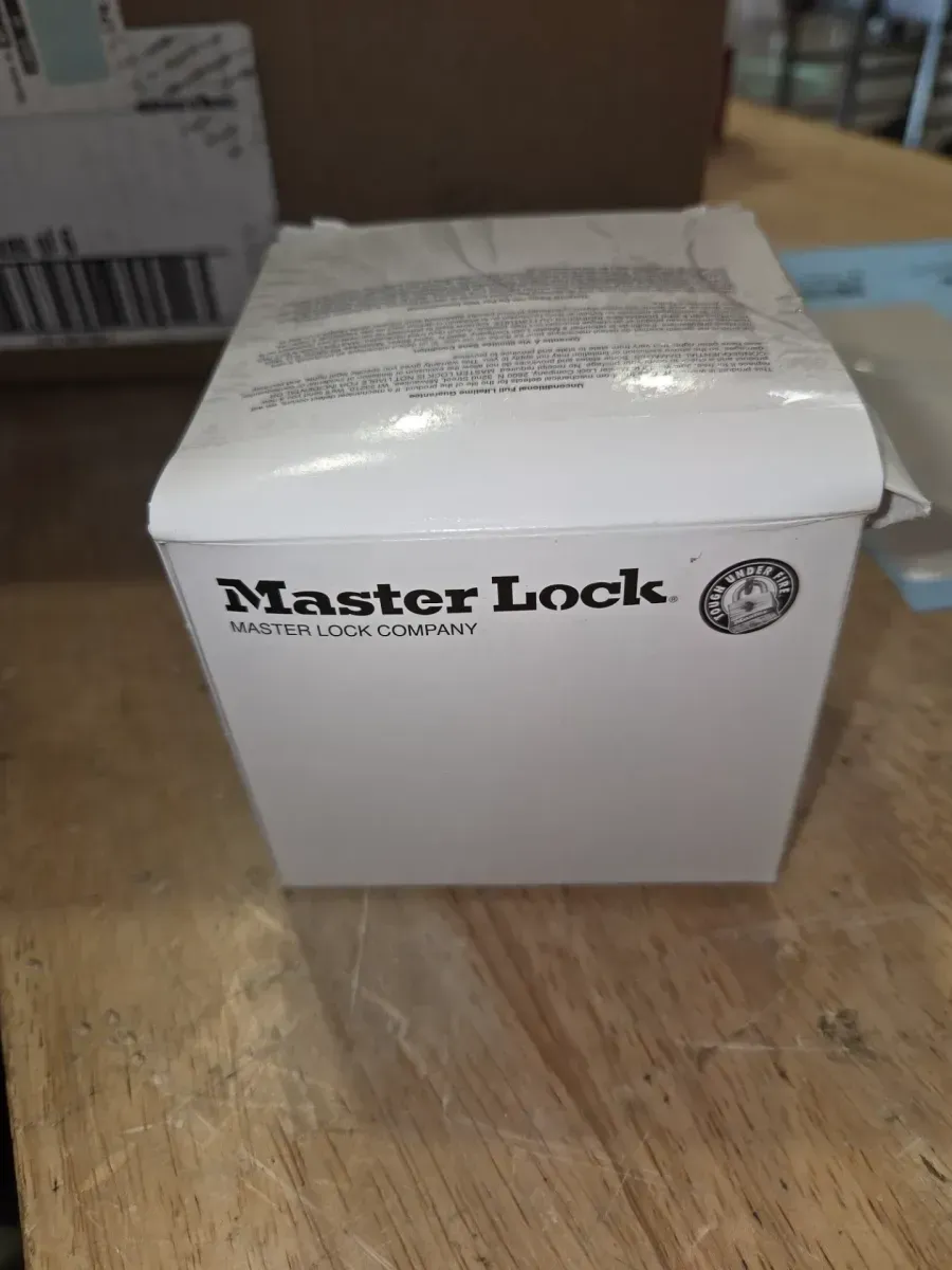 Master Lock Zenex thermoplastic lockout padlock, red, keyed different - image 4