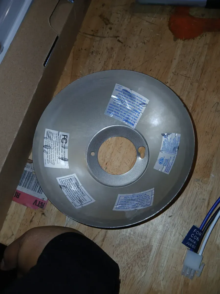 Merwry 52 in. Integrated LED Indoor Brushed Nickel Ceiling Fan with Light Kit and Remote Control - image 2