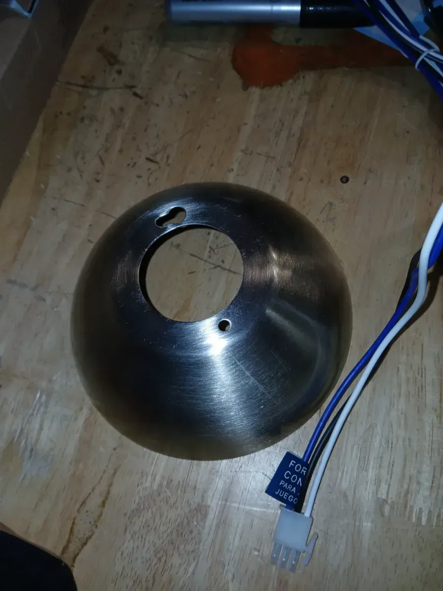 Merwry 52 in. Integrated LED Indoor Brushed Nickel Ceiling Fan with Light Kit and Remote Control - image 3