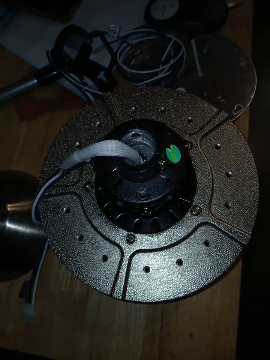 Merwry 52 in. Integrated LED Indoor Brushed Nickel Ceiling Fan with Light Kit and Remote Control - image 4