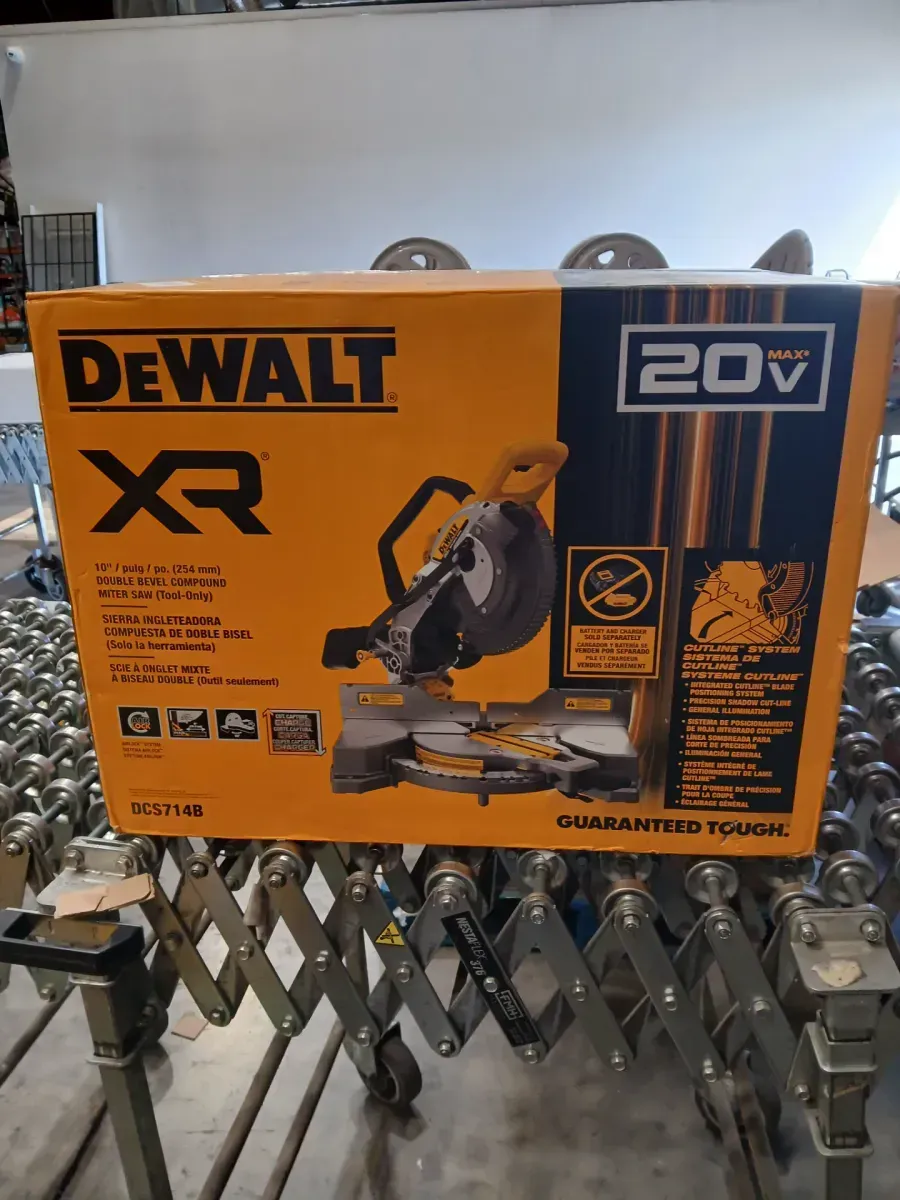 20-Volt MAX XR Cordless 10 in. Dual Bevel Fixed Miter Saw (Tool Only) - image 2