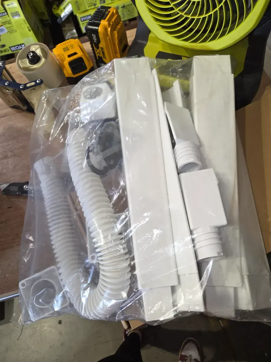 24 in. W x 24 in. D x 35 in. H Freestanding Laundry/Utility Sink in White with Stainless Steel Pull-Out Faucet - image 6