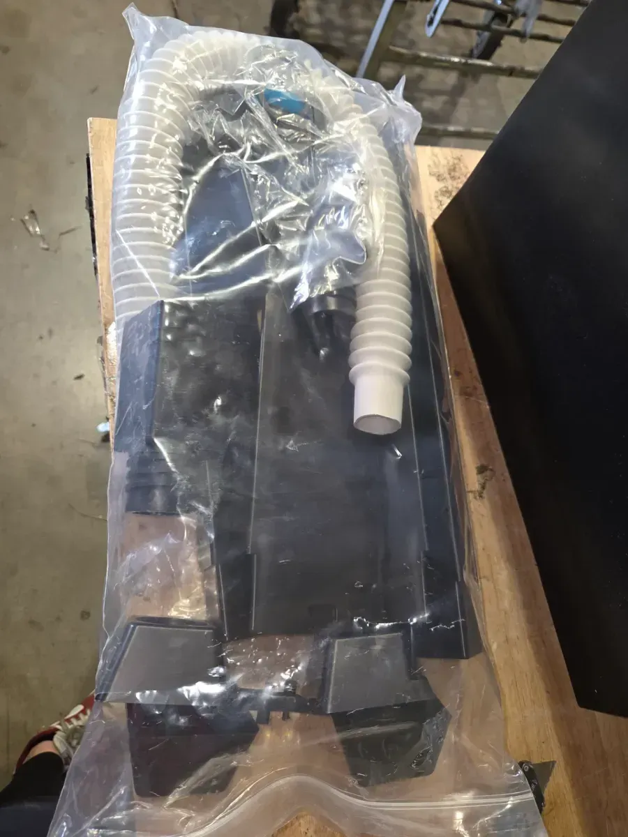 18 in. W x 24 in. D x 35 in. H Freestanding Laundry/Utility Sink in Black with Stainless Steel Swing Faucet - image 5