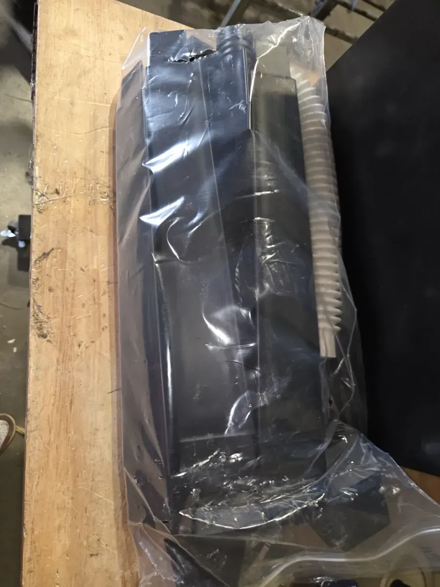 18 in. W x 24 in. D x 35 in. H Freestanding Laundry/Utility Sink in Black with Stainless Steel Swing Faucet - image 6