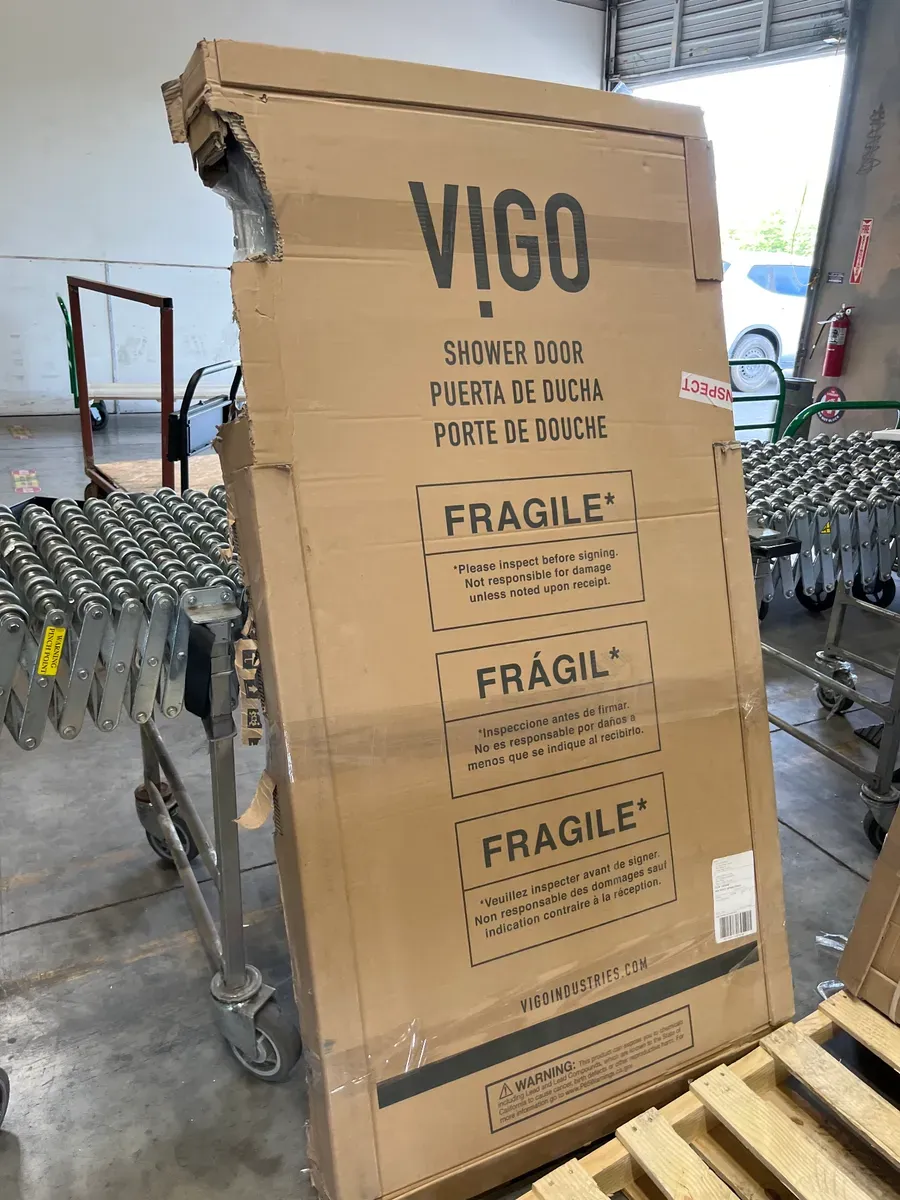 Elan E-Class 56 to 60 in. W x 66 in. H Sliding Frameless Tub Door in Chrome with 3/8 in. (10mm) Clear Glass - image 7