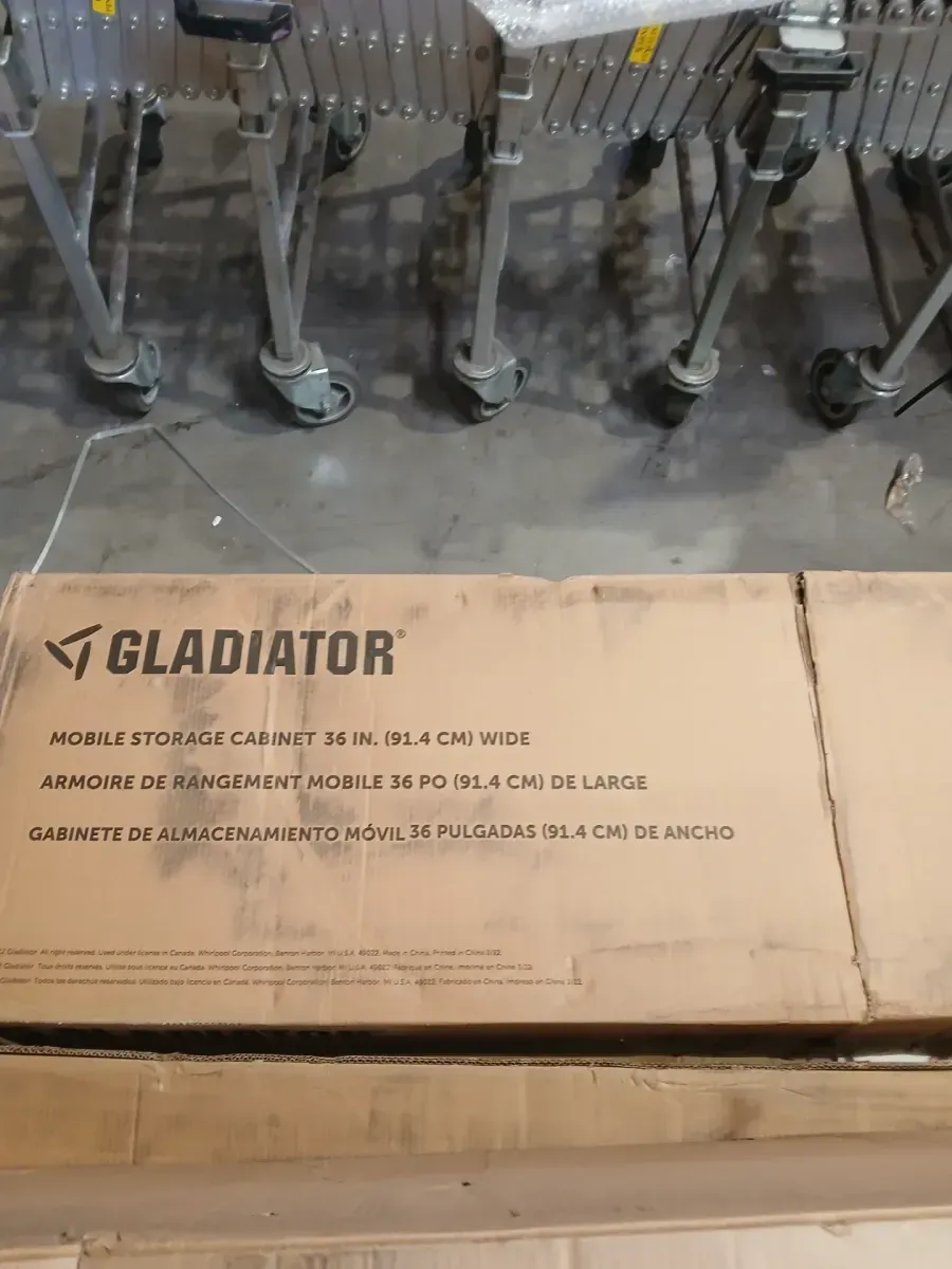 Ready-to-Assemble Steel Freestanding Garage Cabinet in Silver Tread with Casters (36 in. W x 66 in. H x 18 in. D) - image 2