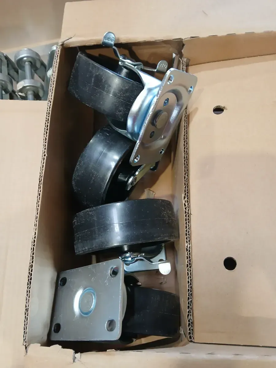 Ready-to-Assemble Steel Freestanding Garage Cabinet in Silver Tread with Casters (36 in. W x 66 in. H x 18 in. D) - image 4