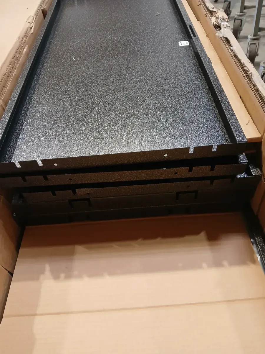 Ready-to-Assemble Steel Freestanding Garage Cabinet in Silver Tread with Casters (36 in. W x 66 in. H x 18 in. D) - image 5