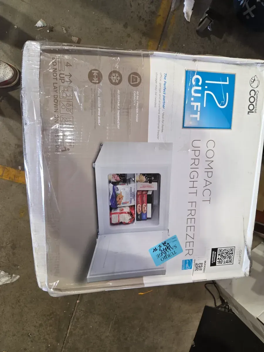 1.2 cu. Ft. Upright Freezer in White - image 7