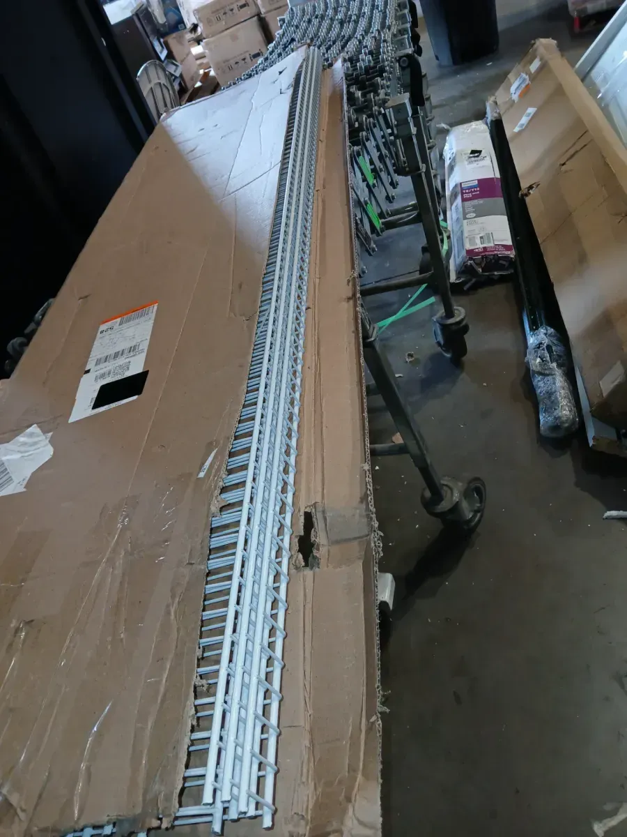 *** Pack of 3 *** ShelfTrack 72 in. L x 16 in. D White Heavy-Duty Wire Closet Shelf - image 3