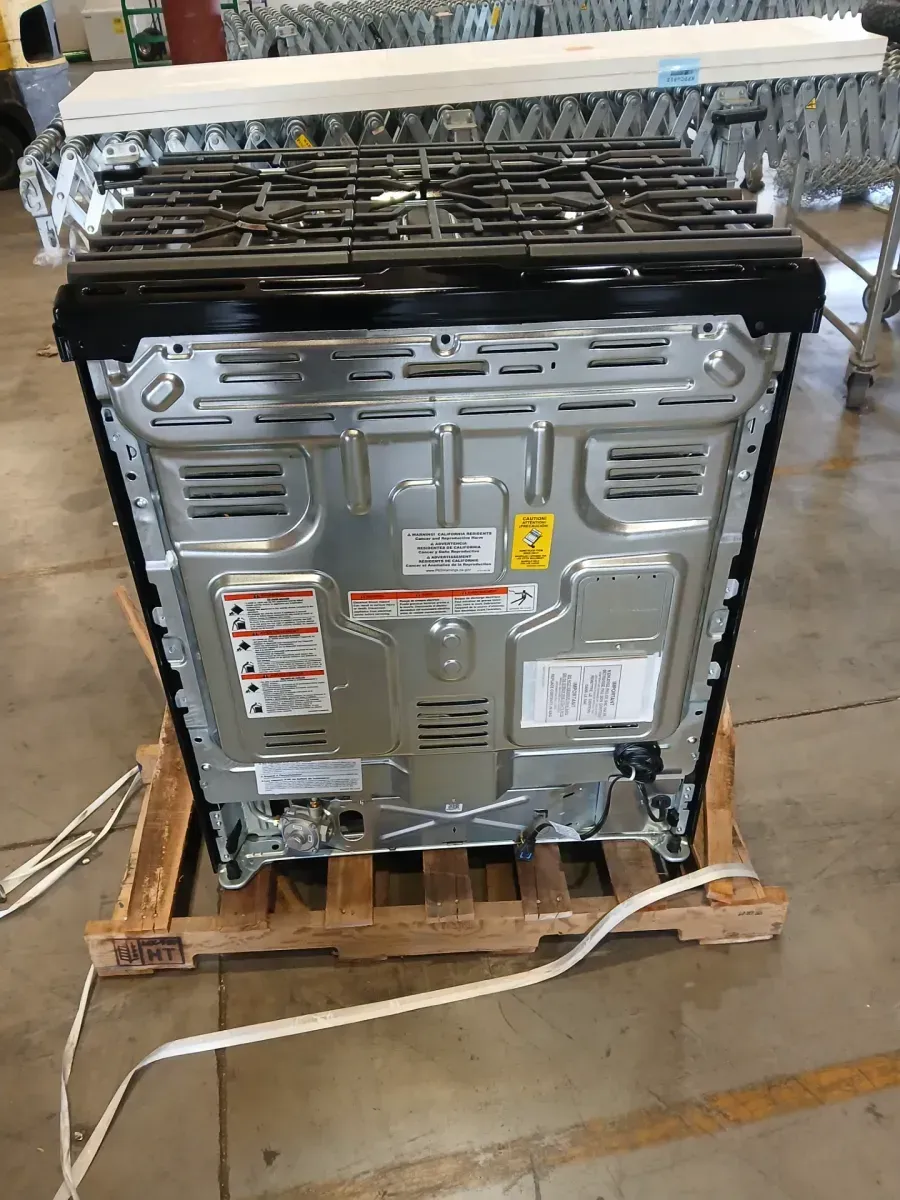 Gallery 30 in. 6 cu. ft. 5 Burner Slide-In Gas Range with Total Convection and Air Fry, Smudge Proof Stainless Steel - image 4