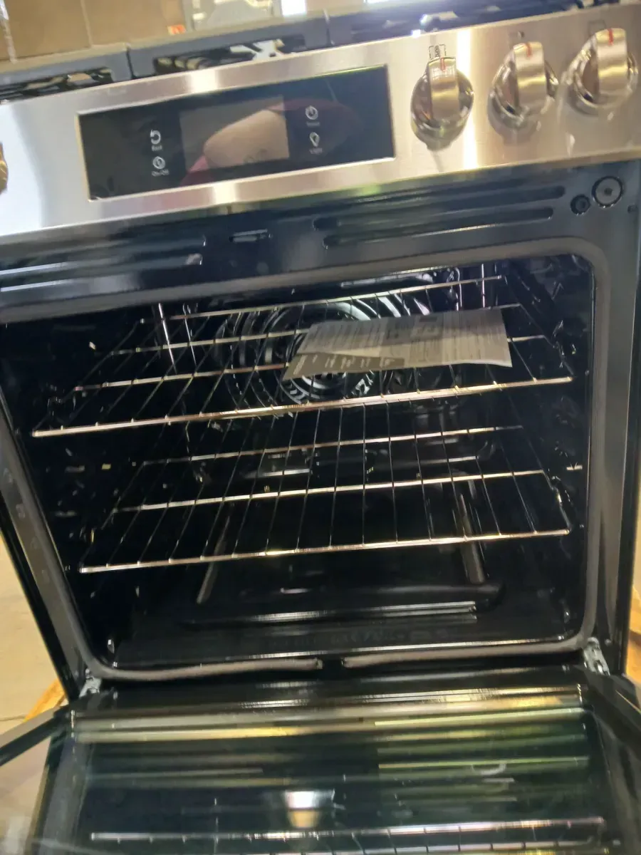 Gallery 30 in. 6 cu. ft. 5 Burner Slide-In Gas Range with Total Convection and Air Fry, Smudge Proof Stainless Steel - image 7