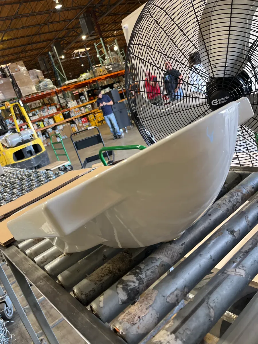 Veer 21 in. x 18.25 in. Pedestal Bathroom Sink in White Vitreous China - image 4